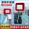 Bolsa Tote Transparente Visible de PVC, Cuero Grueso y Duradero, Moderna para Compras de Supermercado y Viajes, Bolsa Impermeable para Artículos de Tocador