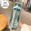 Taza de agua móvil super gran capacidad botella de agua portátil taza espacial taza con boquilla verano deportes fitness taza de agua transfronteriza venta al por mayor
