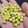 Cuentas Redondas Amarillas de Colza Jade Imitación Cuentas Sueltas Amarillo Fluorescente 8mm Pulsera Collar Accesorios para Joyería Cuentas Hechas a Mano Venta al por Mayor