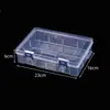 Caja Vacía de Plástico Rectangular Transparente Caja de Muestra Caja de Embalaje de Cero Componentes Caja de Almacenamiento de Herramientas de PP Fabricante