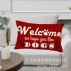 Amazon Cross-Border Temu Shein Design Simples de Letra Capa de Almofada de Cintura Almofada Decoração de Casa Capa de Almofada de Linho Estampada