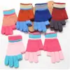 Guantes Lindos de Dibujos Animados para Niños Cálidos de Invierno y a Prueba de Frío Bebé de Dibujos Animados Engrosados de Cinco Dedos Sanrio para Niños y Niñas