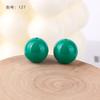 Macaron Cuentas Redondas de Agujero Recto Coloridas DIY Hechas a Mano Cadenita para Teléfono Móvil con Cuentas Pulsera Collar Accesorios de Joyería Material de Cuentas Sueltas