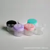Frasco de crema morado 20g, botella dispensadora negra, botella de boca ancha, botella de esmalte de uñas 20ml, caja de polvo para maquillaje, caja dispensadora de sombras de ojos