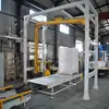 Máquina enrolladora en línea de superposición Dahong FLR1800FZ, máquina enrolladora automática de palets, compatible con línea de ensamblaje de empaque