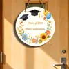 Decoración de letrero de puerta conmemorativo de temporada de graduación de madera transfronteriza para niños, regalo feliz de graduación