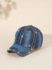 Gorra de Béisbol Brillante de Moda con Pedrería Estilo Coreano para Mujer Primavera y Verano Moda Urbana Adelgazante de Rostro Gorra de Visera de Pato Sombrero para el Sol