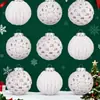 Bolas de Navidad de Ganchillo Puras Hechas a Mano Transfronterizas Accesorios para Sesiones de Fotos de Escenas Navideñas Fabricantes de Bolas Productos Terminados Venta al por Mayor