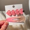 Dopamina Cor Bonito Doce Hairpin Franja Feminina Clipe Lado do Bebê Hairpin Clip Acessórios para Chapéus Infantis