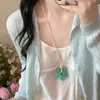 Moletom Colar Corrente Borla Nicho Luxo Leve Feminino Ins Tendência Design Hip-Hop Simples Elegante Corrente Clavícula Acessórios