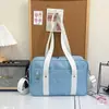 Bolsa Uniforme JK Estilo Japonês Bolsa de Mão Simples Bolsa de Estudante Bolsa de Ombro em Tecido Oxford Bolsa para Notebook Bolsa Transversal Grande Capacidade para Mulheres