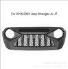 Parrilla Delantera Transfronteriza Adecuada para Modificación de Jeep Wrangler 18-23, Parrilla Delantera Gladiator Parrilla Jl Wrangler