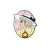 Insignia Metálica Redonda de Personaje de Dibujos Animados Anime Japonés Espantapájaros Totoro Broche Aleación con Goteo de Aceite Accesorios para Bolso