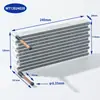 WT12024020 Condensador Enfriado por Aire de Microcanal Ondulado en S Radiador Miniatura Miniatura Intercambiador de Calor Evaporador