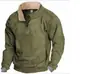 Nueva Ropa Masculina Transfronteriza Nueva Sudadera Casual de Media Cremallera de Terciopelo Doble Cara con Cuello Alto Chaqueta de Otoño e Invierno para Hombre