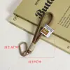 Llavero de cuerda para mochila, mosquetón tejido de nailon, cordón para bolsa, colgante de muñeca colorido, adorno de estrella, cuerda doble