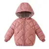 Chaqueta de plumas para niños 2024 Otoño e Invierno Nuevo Estilo para Niños y Niñas Bebé Pequeño y Mediano Ropa de Abrigo de Algodón para Niños Exportación Terciopelo Cálido Ropa de Abrigo de Algodón