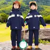 Uniformes de jardín de infancia para otoño, uniformes de clase para niños de primer grado estilo universitario, conjuntos de uniformes escolares de otoño, venta al por mayor de ropa para estudiantes de primaria