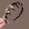 Faixa de cabeça com strass estilo celebridade para mulheres, tiara de alta coroa, acessório de cabelo elegante feito à mão com contas, presilha de cabelo