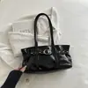 Bolso de Mano de Cuero de Estilo Coreano con Hebilla de Moda de Gama Alta 2026 Nuevo Estilo Elegante Bolso de Mujer de Venta Caliente Versátil Bolso de Hombro Cruzado