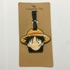 Anime japonés One Piece etiqueta de embarque para equipaje Luffy Sauron Joba adornos de identificación para bolsa de equipaje etiqueta pequeña