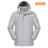 Coleção outono e inverno: conjunto de vestuário de trabalho para exterior em duas peças com bolsos nos braços curvos e tridimensionais, personalizável com impressão de logotipo, adequado para lazer ao ar livre, desporto e caminhada