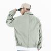 Ropa para Hombre Lanhai 2025 Otoño e Invierno Nueva Marca de Tendencia Estilo Bv Cremallera Trasera Gabardina de Trabajo Chaqueta a Cuadros Chaqueta para Hombres y Mujeres
