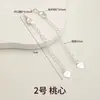 Cadena de extensión de acero de titanio, pulsera de perlas ajustable, cadena de extensión para collar, cadena para clavícula, cadena de cola, accesorios de cadena con cierre de langosta