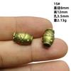 Cuentas de aleación de bronce retro transfronterizas de Amazon, con agujeros grandes, accesorios de joyería DIY, cuentas con agujeros pasantes, collares y pulseras.