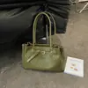 Bolso Tote de Color Sólido con Textura de Punto Suelto 2026 Nuevo Llegado de Verano Nicho Alta Apariencia Gran Capacidad Bolso de Hombro Bolso de Axila