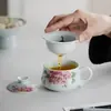 Taza de oficina de cerámica, taza individual, taza de té para el hogar, regalo de empresa, regalo de Jiangshan, set cultural y creativo, productos culturales y creativos de Dunhuang