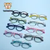 Nuevas gafas anti luz azul para niños transfronterizas marco de gafas dulce tr90 para mujer marco de gafas de sentido avanzado para hombre venta al por mayor
