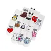 Calcetines para Mujer Primavera y Verano Dibujos Animados Lindos Estilo Preppy Coreano Blanco Elegante Estéreo Casual Versátil Estilo Japonés Estilo Boca Baja Tubo Corto