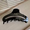 Pinza de Garra de Moda de Ácido Acético Hueco Francés Pinza de Tiburón Color Avanzado Otoño e Invierno Pasador para la Parte Posterior de la Cabeza Accesorios para el Cabello Múltiples Volúmenes