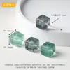 Coleção de Contas Espaçadoras Cubo de Cristal Natural, Acessórios para Joias DIY Feitos à Mão, Contas Soltas Cubo de Ágata para Pulseira, Acessórios Atacado