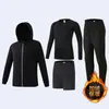 Traje de Fitness para Adultos Personalizado para Otoño e Invierno, Ropa Deportiva Cálida y de Secado Rápido para Correr, Ropa Base para Baloncesto y Fútbol, Ropa de Yoga para Niños