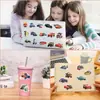 100 Pegatinas de Historias de Carreras de Dibujos Animados Impermeables para Cuaderno de Graffiti, Funda de Teléfono Ipad, Pegatinas Decorativas para Cuaderno