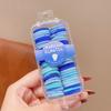 Bandas de Goma para Niñas que No Dañan el Cabello Banda de Goma Color Caramelo Cuerda para Cola de Caballo Lazo para Bebé Anillo para el Cabello con Tirón Pequeño