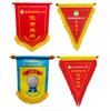 Bandeira Triangular Vermelha Fluida Bandeirola Aveludada Bandeira Colorida Classe Higiene Disciplina Bandeira de Dormitório Personalizável Atacado