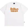 2024 nueva camiseta casual de manga corta Pu guapa versátil para hombre verano alta calle holgada moda top pullover cuello redondo