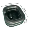 Tina de Champú Inflable Rápida en Stock para Mujeres Embarazadas y Ancianos, Tina de Champú para Cuidado Plana, Cama de Baño, Tina de Champú Cuadrada