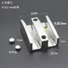 Accesorios para Baño de Ducha Posicionador Limitador Guía Deslizante Soporte Tope de Puerta Batiente