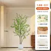 Planta Artificial Madeira de Cavalo Verde Planta Falsa Planta em Vaso Peça Decorativa Grande para Sala de Estar Campanula Japonesa Bonsai Artificial
