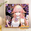 Pintura al Óleo Digital Bidimensional de Fungina de Genshin Impact DIY Pintado a Mano para Colorear Personaje Bidimensional Xiangzhongli Pintura al Óleo Acrílica