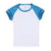 Camiseta Raglán de Uniforme de Clase para Niños al por Mayor Estampada DIY Uniforme de Grupo Campamento de Verano Logotipo Estampado Camisa Publicitaria de Jardín de Niños