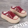 2026 Verano Nuevos Zapatos de Plataforma Casuales al Aire Libre Versátiles de Cuero Hueco con Suela Gruesa para Mujer 616