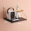 Soporte para Proyector de Casa Sin Taladro Estante de Almacenamiento para Montar en la Pared junto a la Cama Estante de Almacenamiento para la Pared de la Sala Estante Colgante Bandeja Colgador