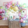 Imagen 5m Cadena de Globos de Agujero Único y Doble Juego de Decoración para Escena de Fiesta de Boda Multicolor Decoración de Boda Festiva