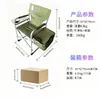 Silla plegable de respaldo ancho personalizada por el fabricante con bolsa de almacenamiento grande, silla de director plegable para pesca, portátil y plegable