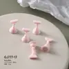 Arte de Uñas Pieza de Ajedrez Transparente con Imán Pequeño Hielo Rosa Transparente Soporte de Exhibición Herramienta de Uña Desgastable Magnética Fuerte Mayoreo